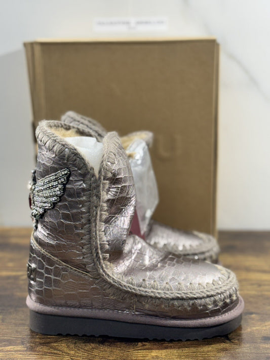 Mou eskimo 24 Grigio Stampa Cocco  Casual Mou Woman Boot 36