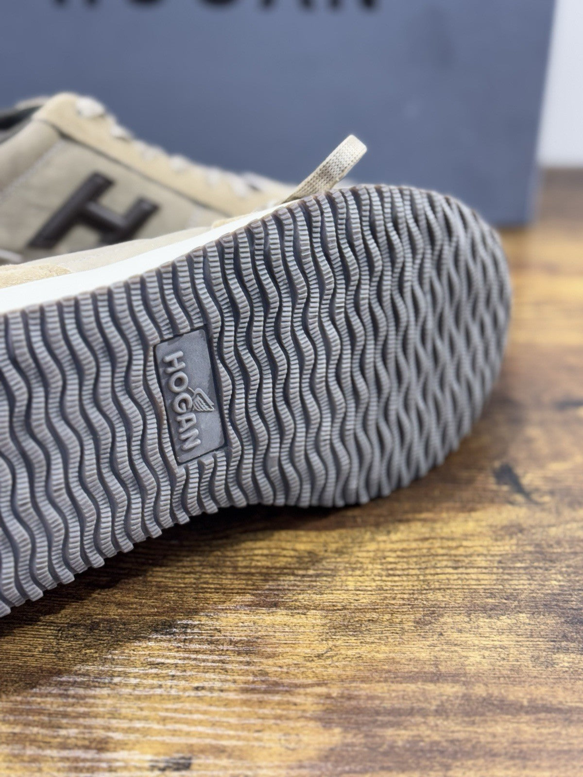 Hogan Interactive 3 D  Pelle  Suede Beige   Uomo 42