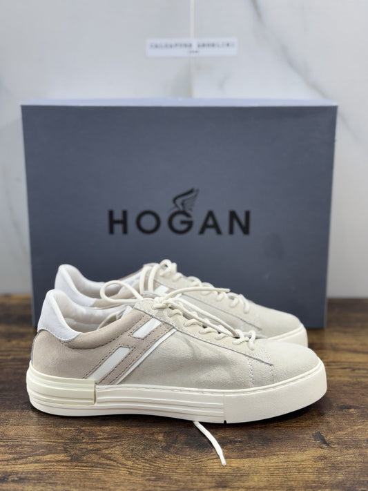 Hogan Rebel  Sneaker  Pelle Suede Ghiaccio  Casual Hogan   Uomo 40
