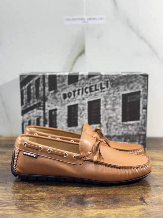 Roberto Botticelli Mocassino Uomo Driver Pelle Cuoio  Made In Italy 41