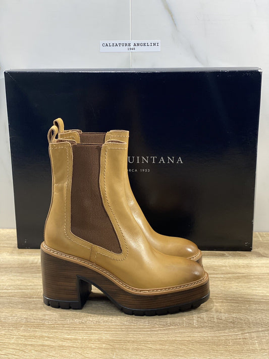Pons Quintana Chelsea Boot Donna pelle Cuoio zeppa luxury boot pons quintana 37