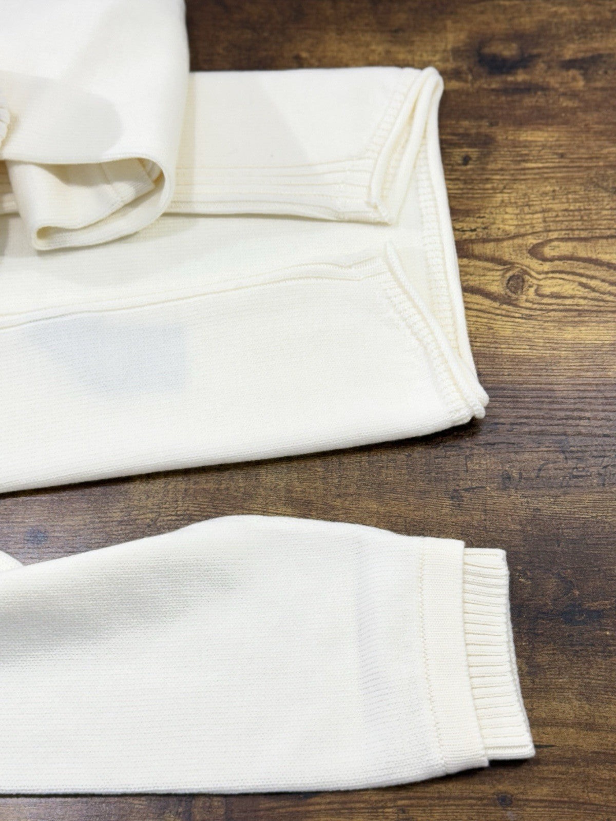 Premiata Maglia Con Cappuccio  100% Lana Ecru Casual Premiata Cappuccio XL