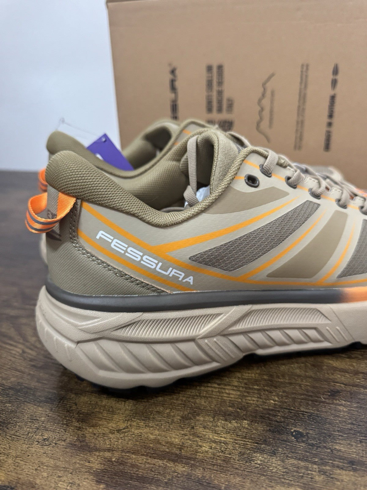 Fessura Trail Sbl Sneaker Extra light Casual Orange Land  Taupe Uomo 44
