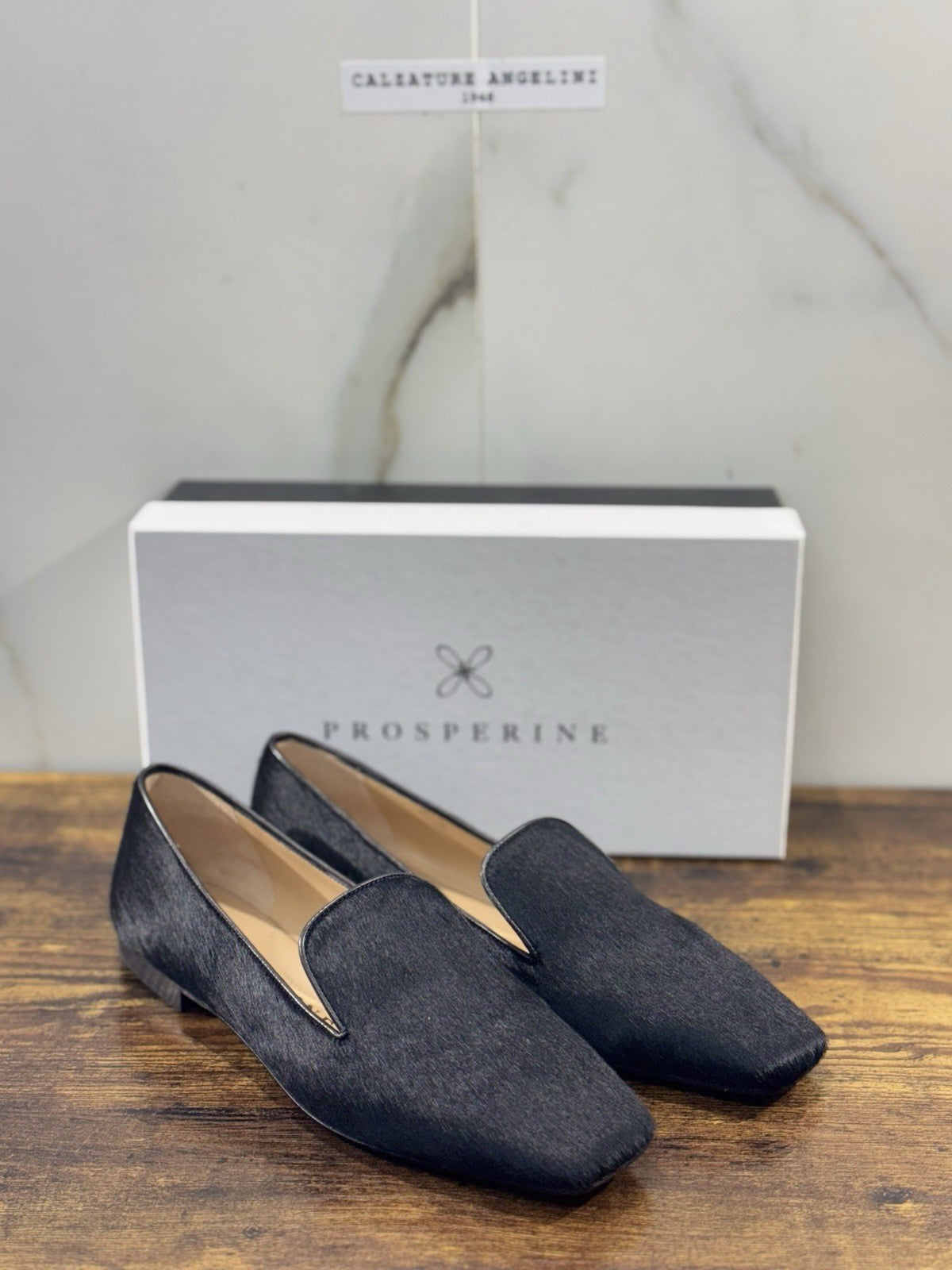Prosperine mocassino donna in Cavallino       luxury made in italy Nero 38