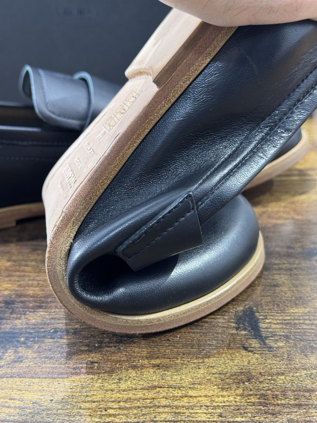 Sturlini Firenze Mocassino Pelle Nero Ultra Flexible Donna 37.5
