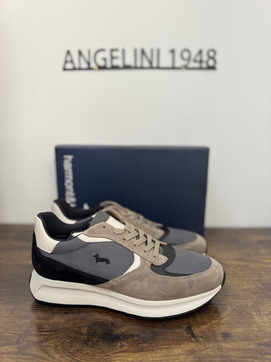 Harmont & Blaine Sneaker Suede Blu Grey Casual Uomo 44