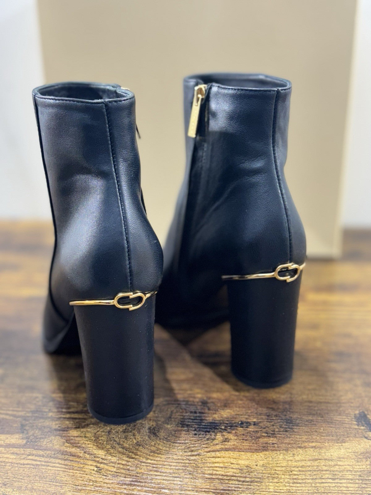 Ninalilou Stivaletto Donna Pelle Nero Con Tacco Luxury Boot 38