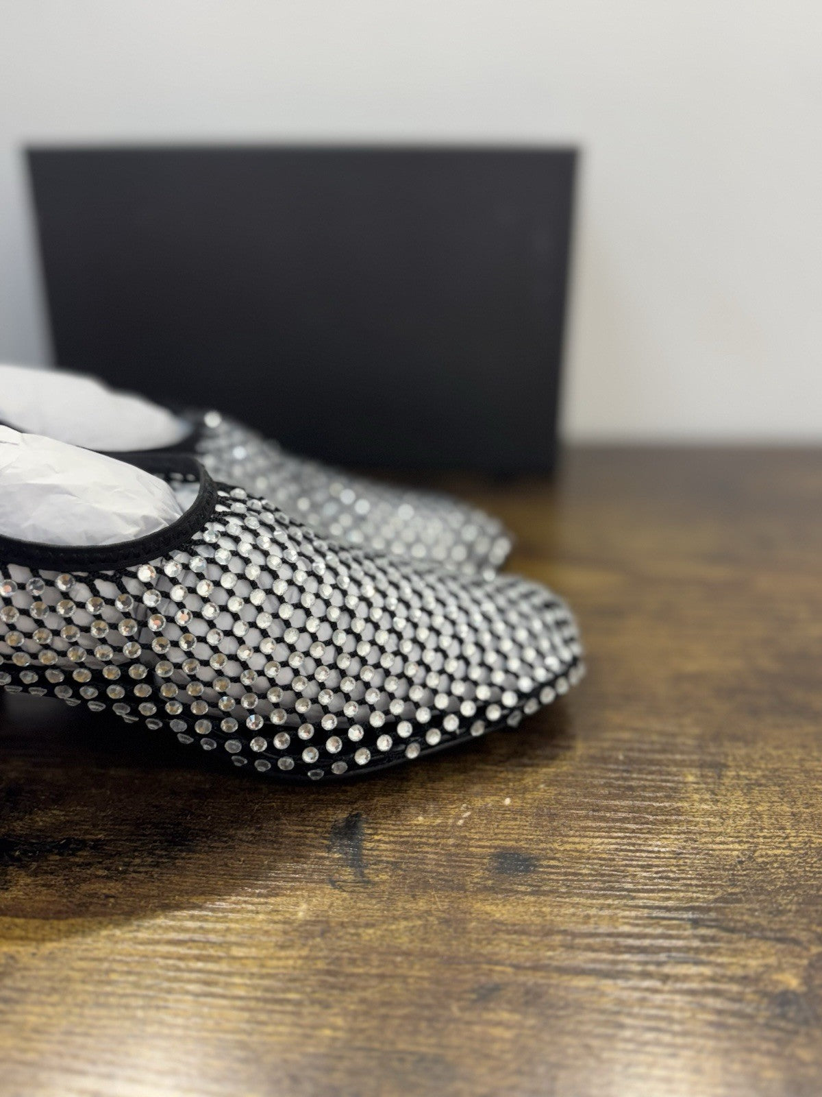 Strategia Ballerina Donna Con Tacco  Nero  Strass Casual Donna 37