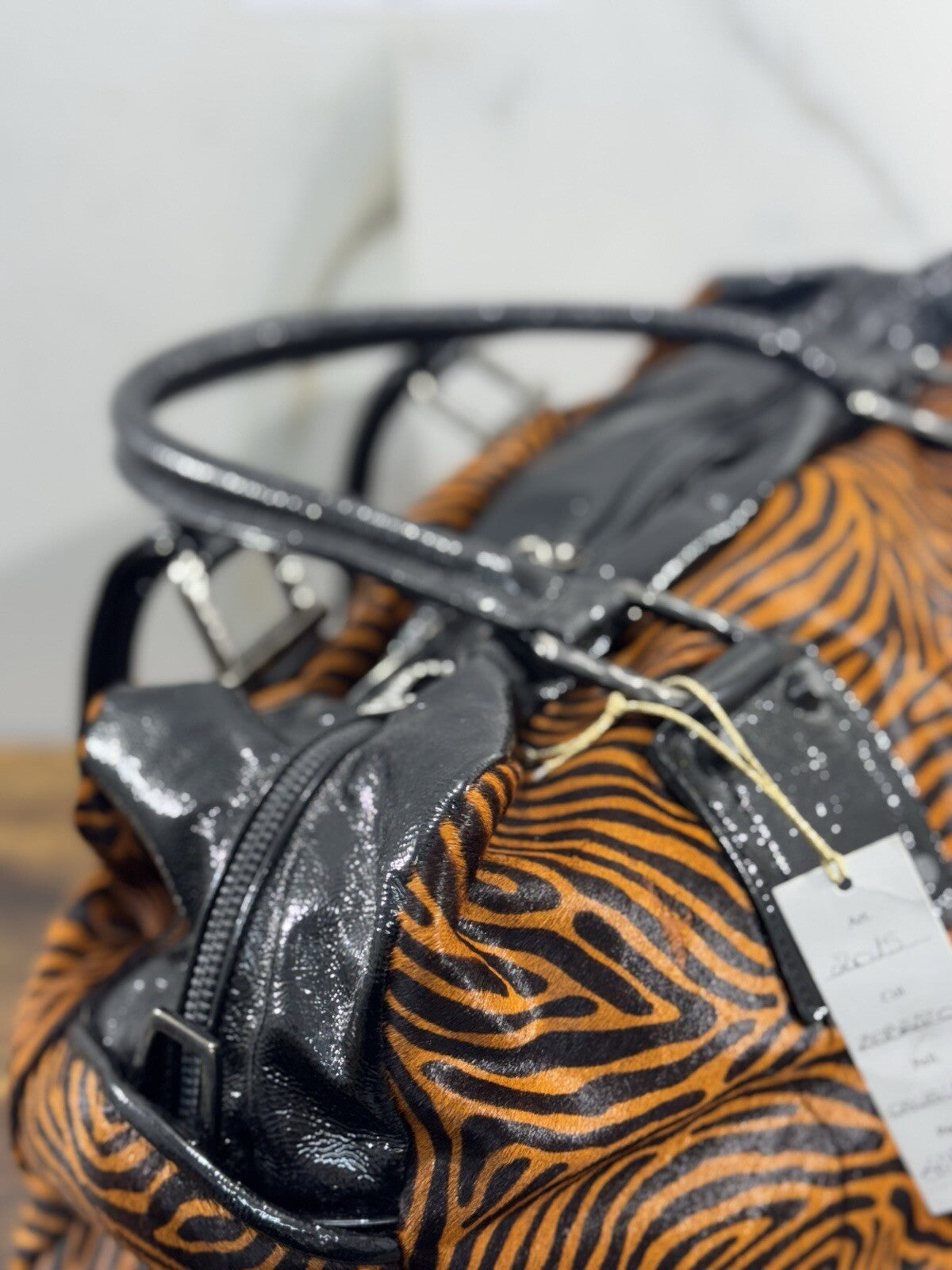 Bruno Amaranti Borsa Maxi Donna In Vero Pony  Luxury Craftmanship Bag  Tracolla