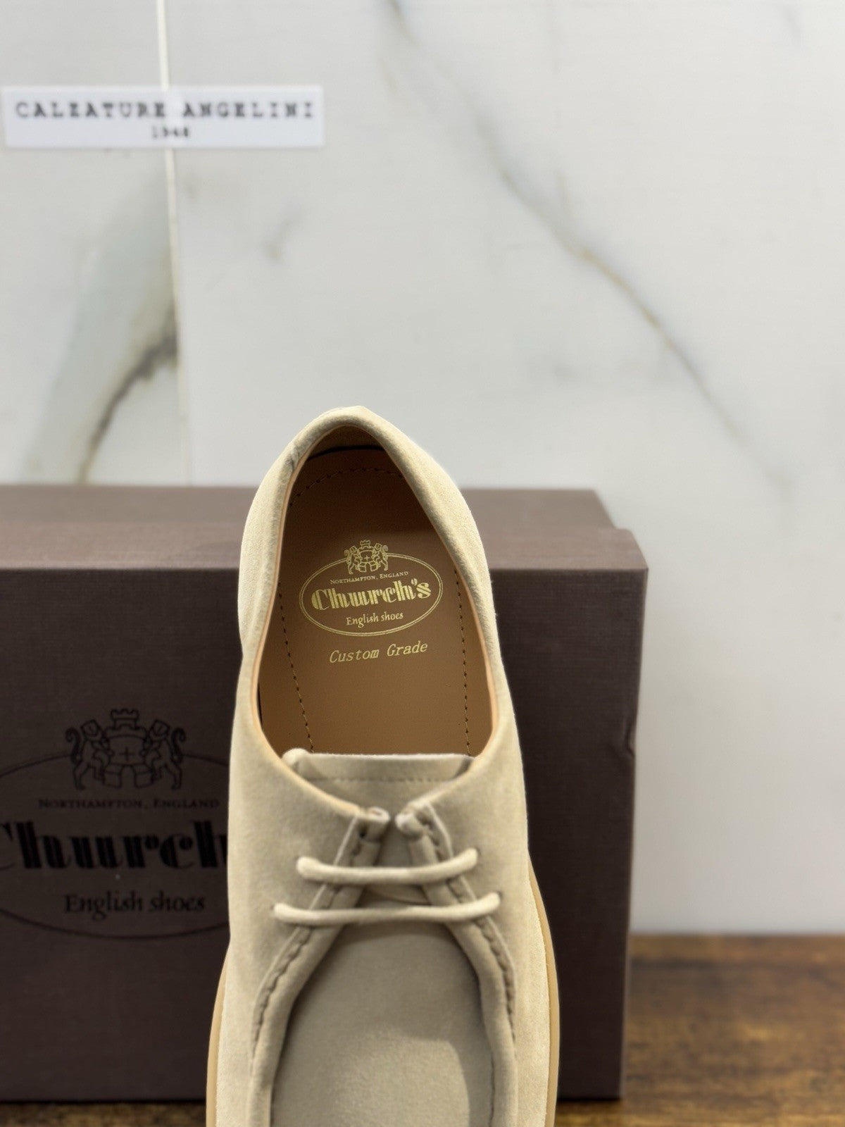 Church’s Scarpa Stringata In Suede Desert  Nocton Luxury Uomo 40