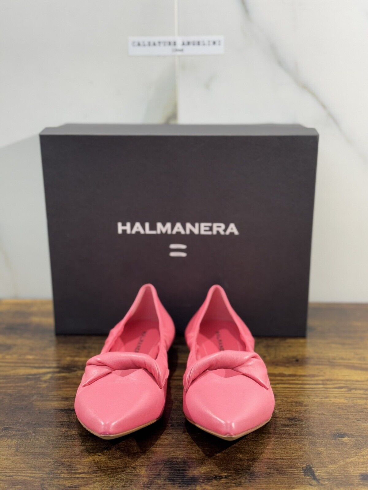 Halmanera Ballerina  Donna Livia       In Pelle Ciclamino Soft  Luxury Shoes 38