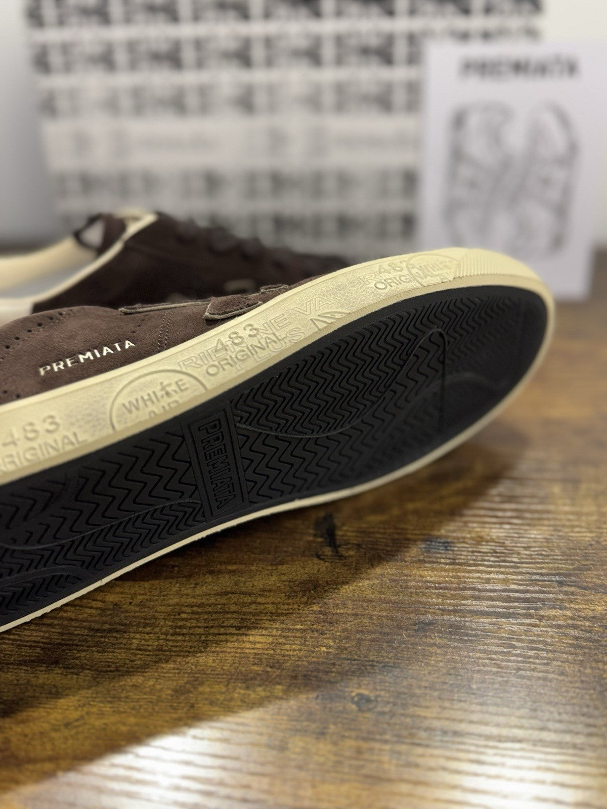 Premiata Steven Sneaker Pelle Suede   Marrone  Casual Premiata Uomo 46