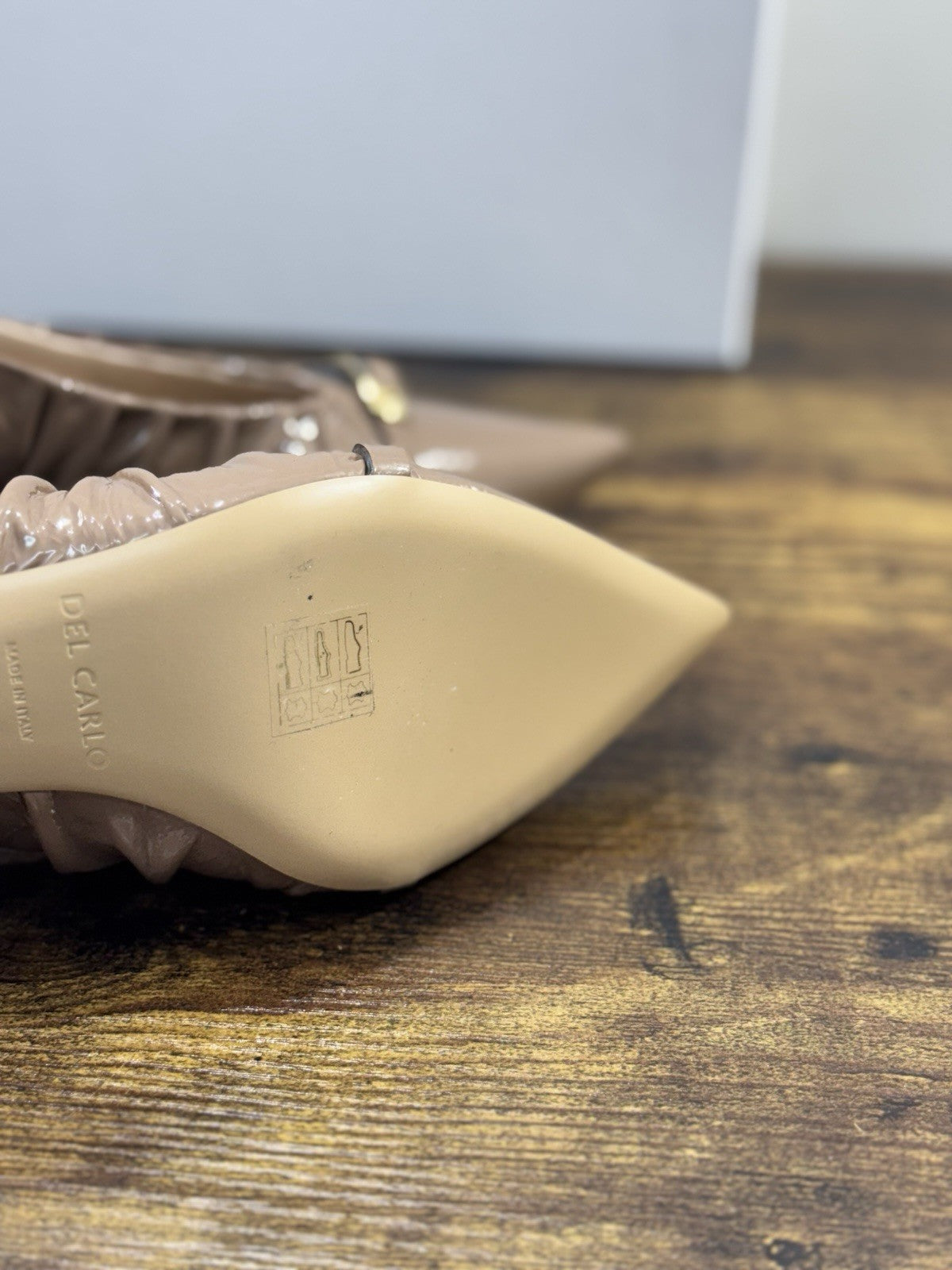 Del Carlo Décolleté   Pelle  Nocciola Luxury Made In Italy Boot Donna 41