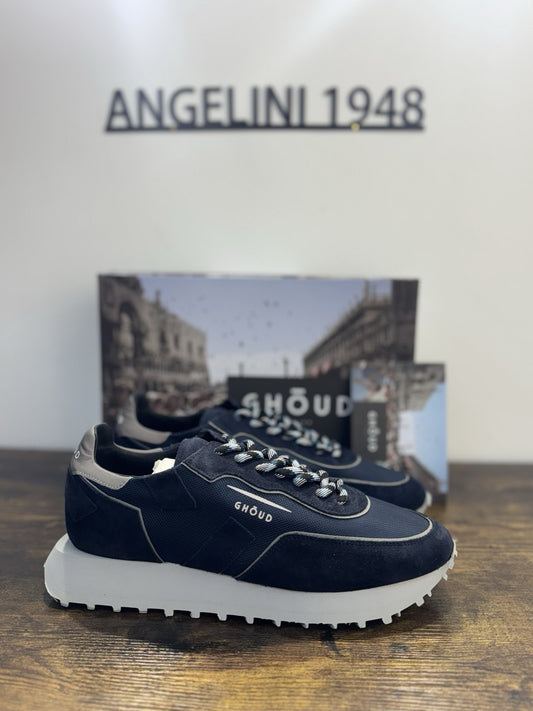 Ghoud Rush Sneaker Suede Blu Casual Scarpa Uomo 45