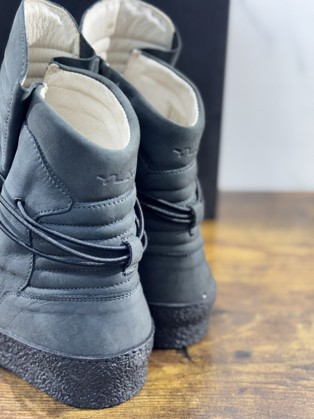 Ylati Sneaker Uomo Giove High Top Nabuk Grey  Causal Men 45