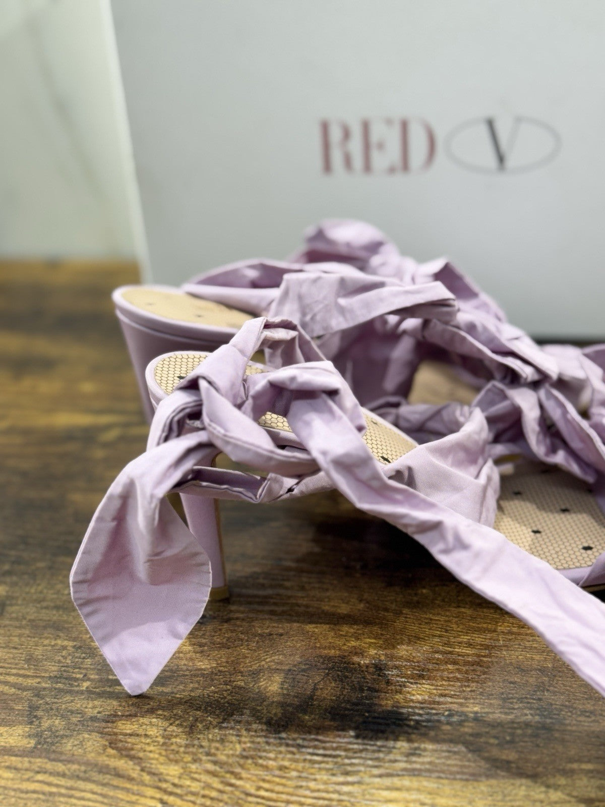 Red V Sandalo Sorbet  Luxury Sandal Valentino Donna 38