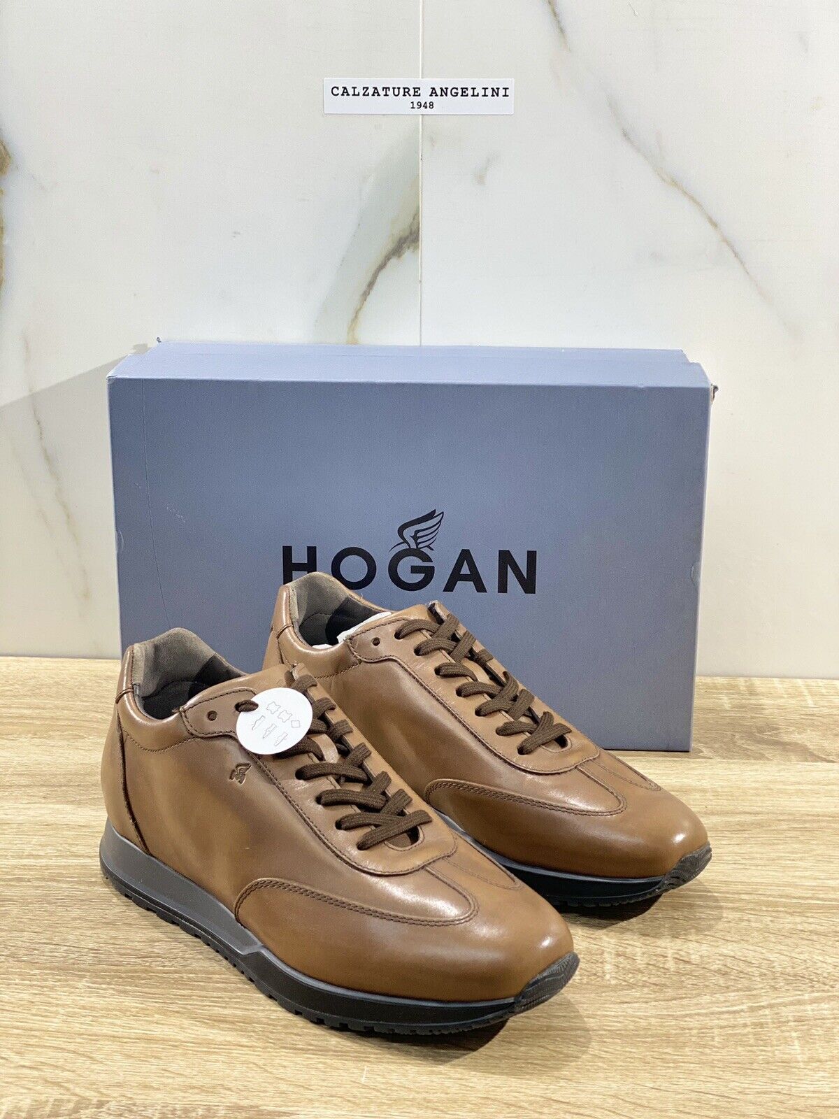 Hogan Active sneaker uomo Pelle Cuoio hogan luxury men shoes 41