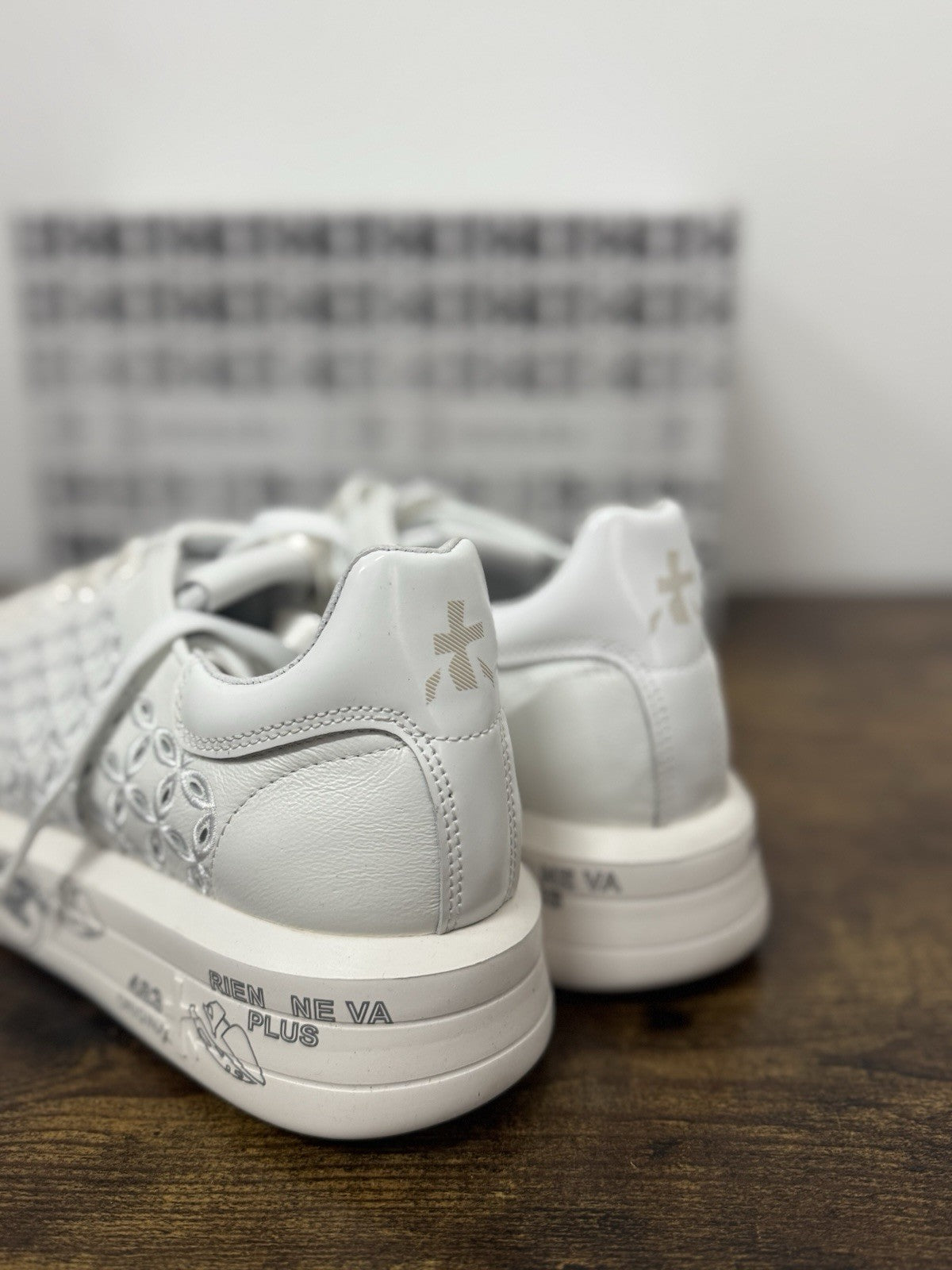 Premiata Belle Sneaker Pelle Bianco  Casual Premiata Donna 41