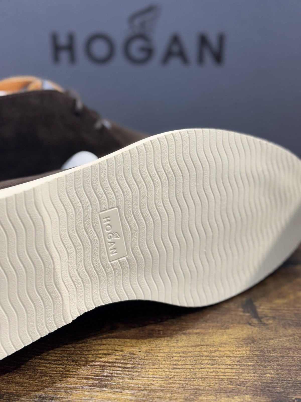 Hogan H633 Polacco Suede T Moro  Memory Foam Casual Hogan Uomo 42.5