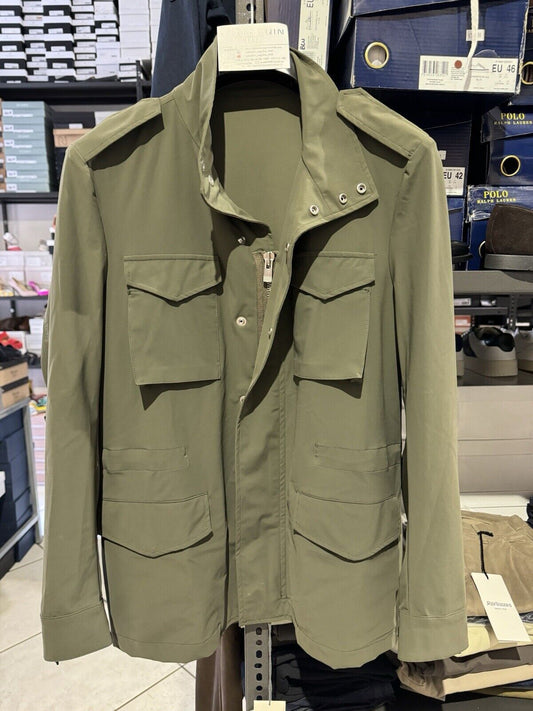 Cruna Field Jacket Uomo Verde Militare Modello Saigon Casual 46