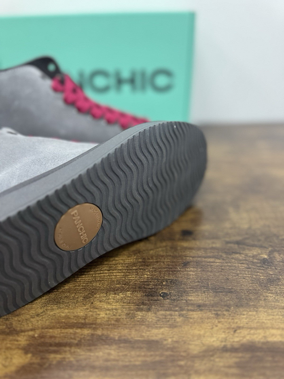 Panchic Ankle Boot Suede Grey Casual Sneaker Donna 39