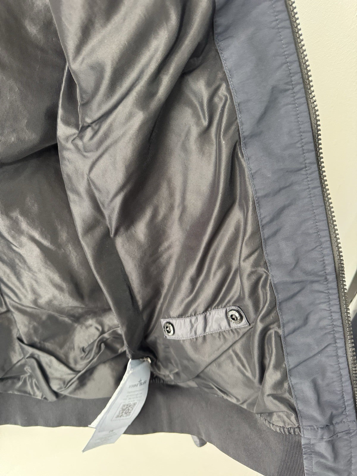Stone Island Crinkle Reps Ny Garment Dye  Blu Icon Jacket Uomo M