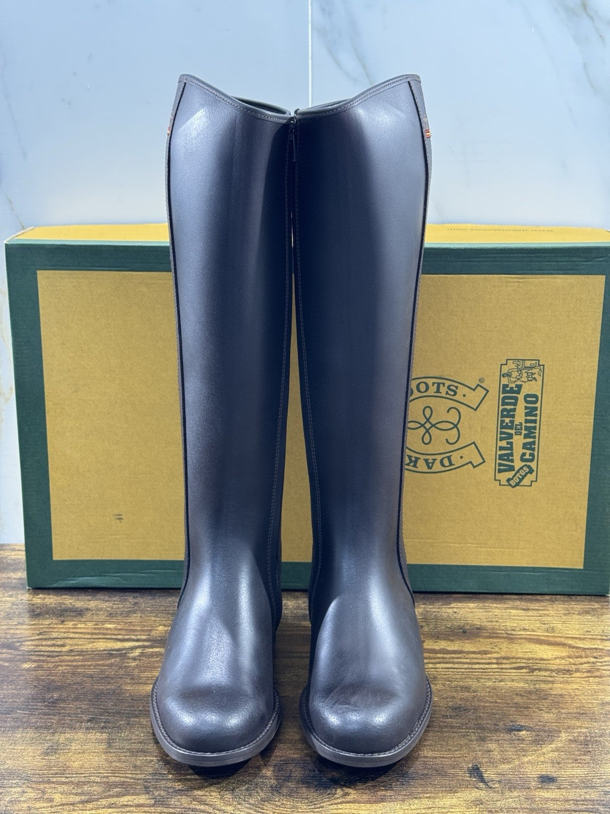 Dakota Boots Stivale Donna Cavallerizzo Pelle Marrone Top Quality 41
