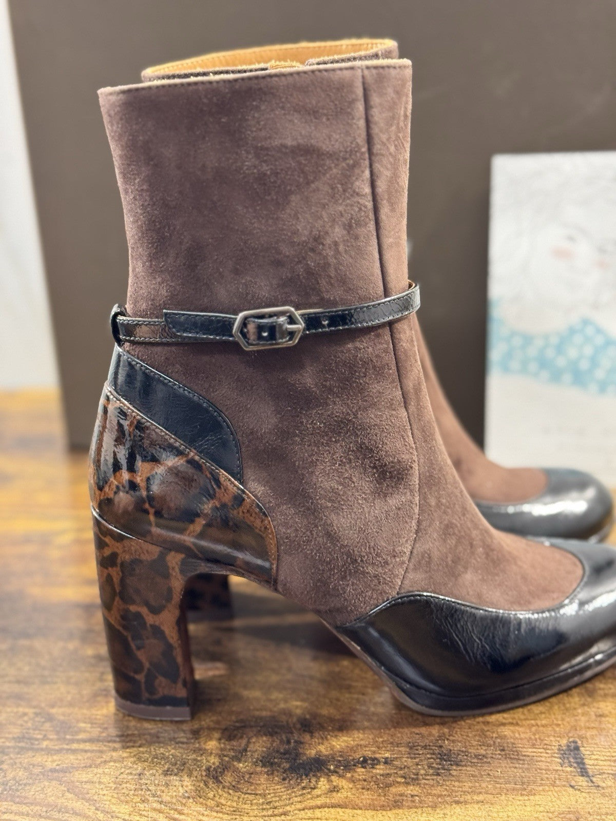 Chie Mihara Stivaletto Donna Custor Pelle Nero Testa Luxury Boot 37