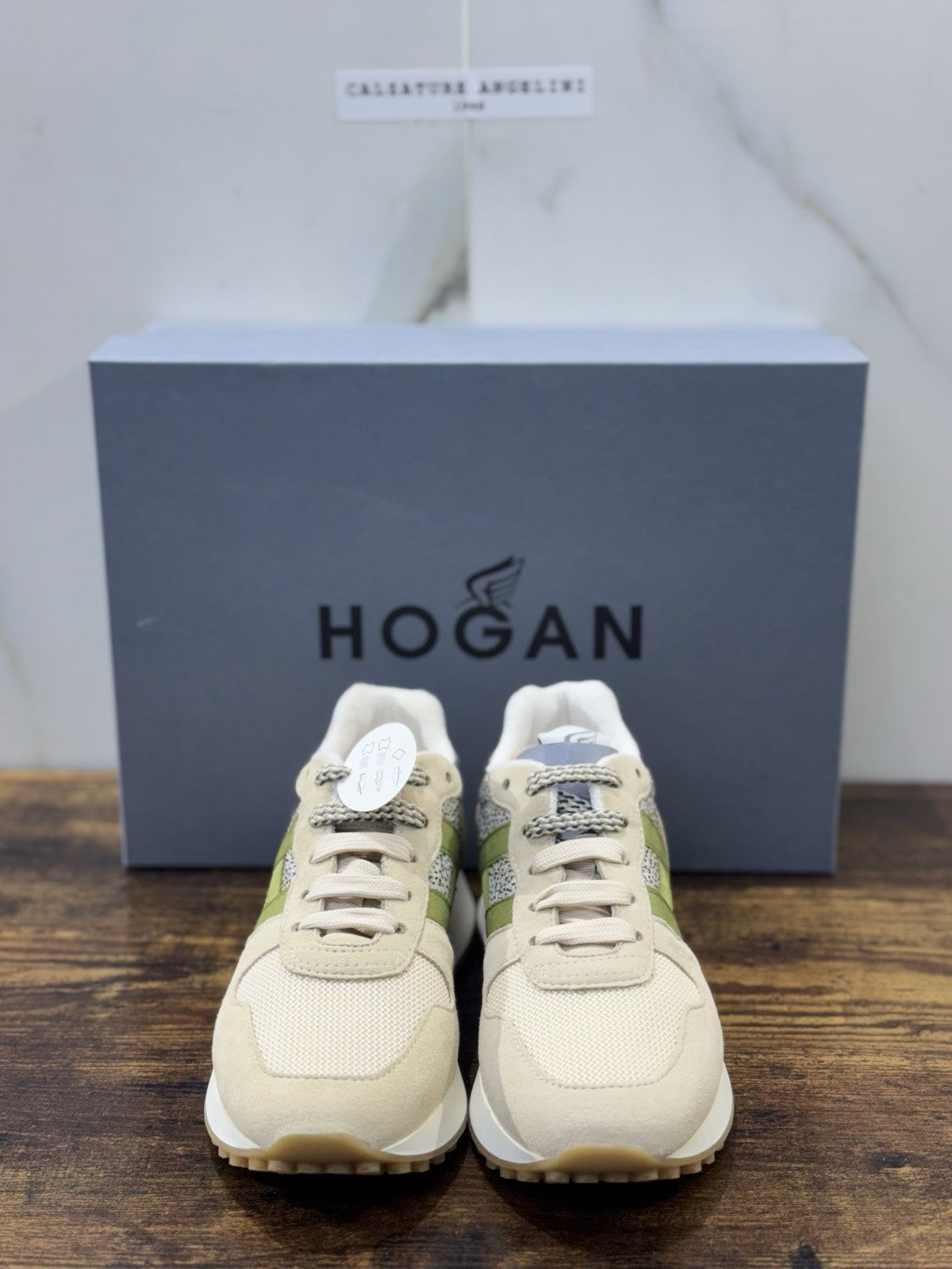 Hogan H429 H Nastro Suede Beige  Luxury Hogan Woman  37.5