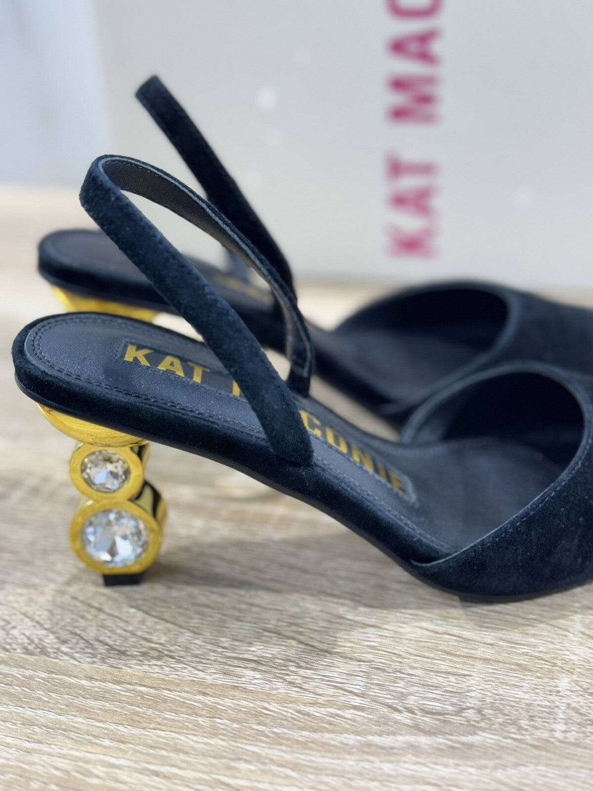 Kat Maconie Sandalo Donna Aletta   Suede    Nero Luxury Kat Maconie 36