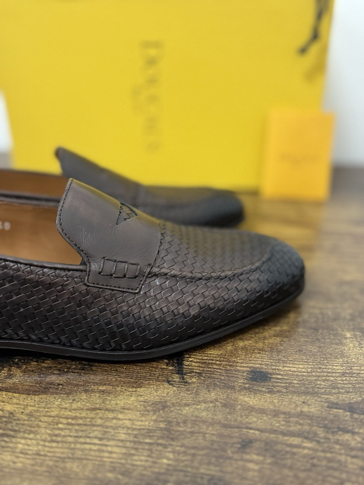 Doucal’s  Mocassino Pelle Intreccio Marrone    Casual Scarpa Uomo 40