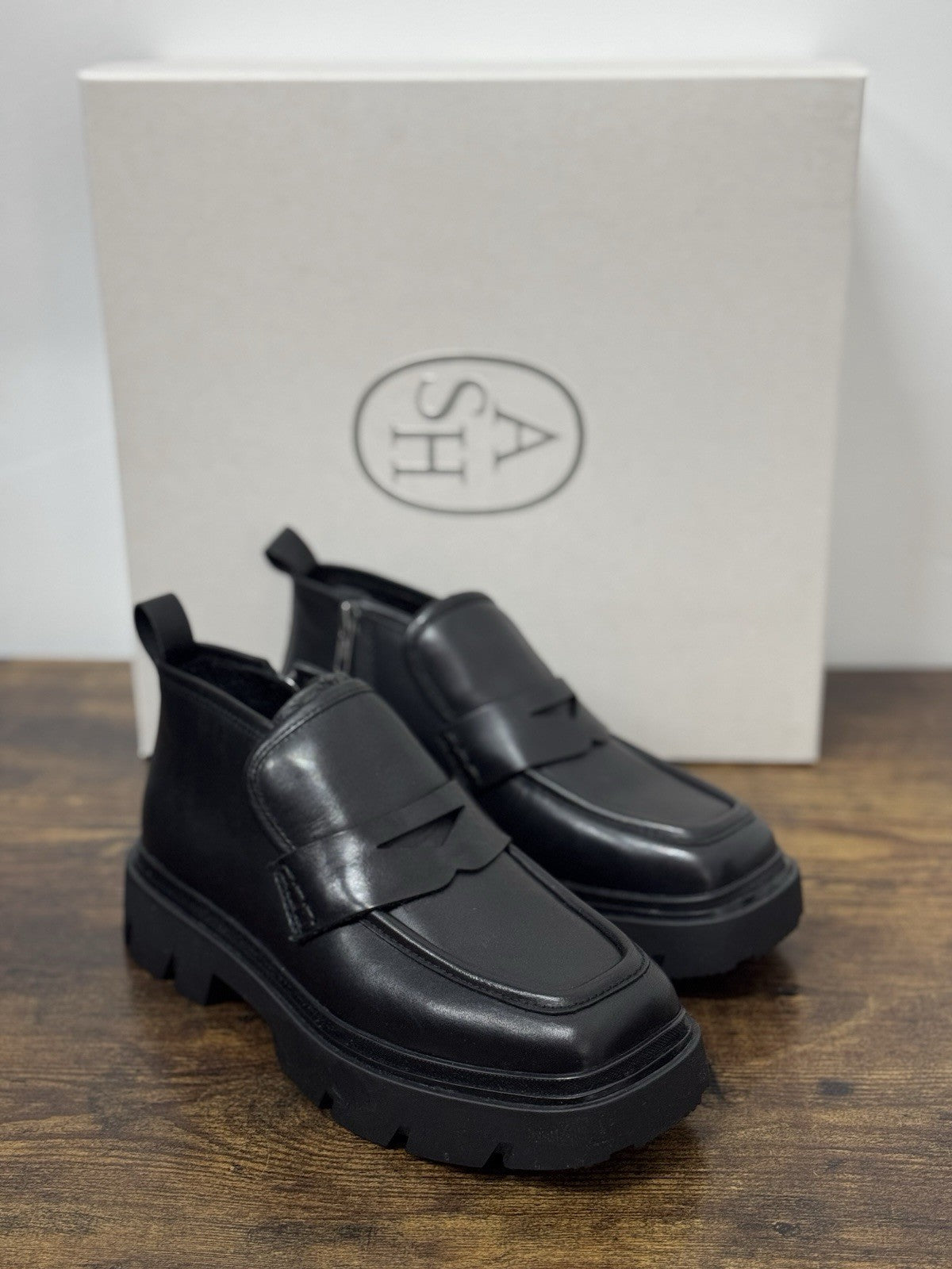 Ash Universe Mocassino  Pelle Nero Casual Ash Donna 37