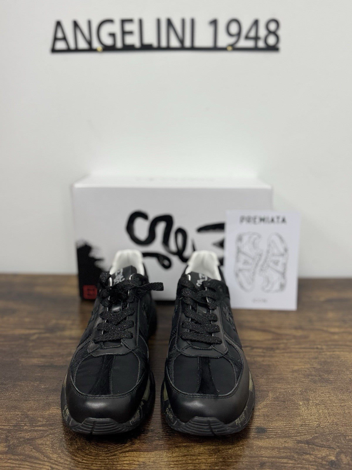 Premiata Mase Sneaker Pelle Nero Cavallino  Casual Premiata Donna 41