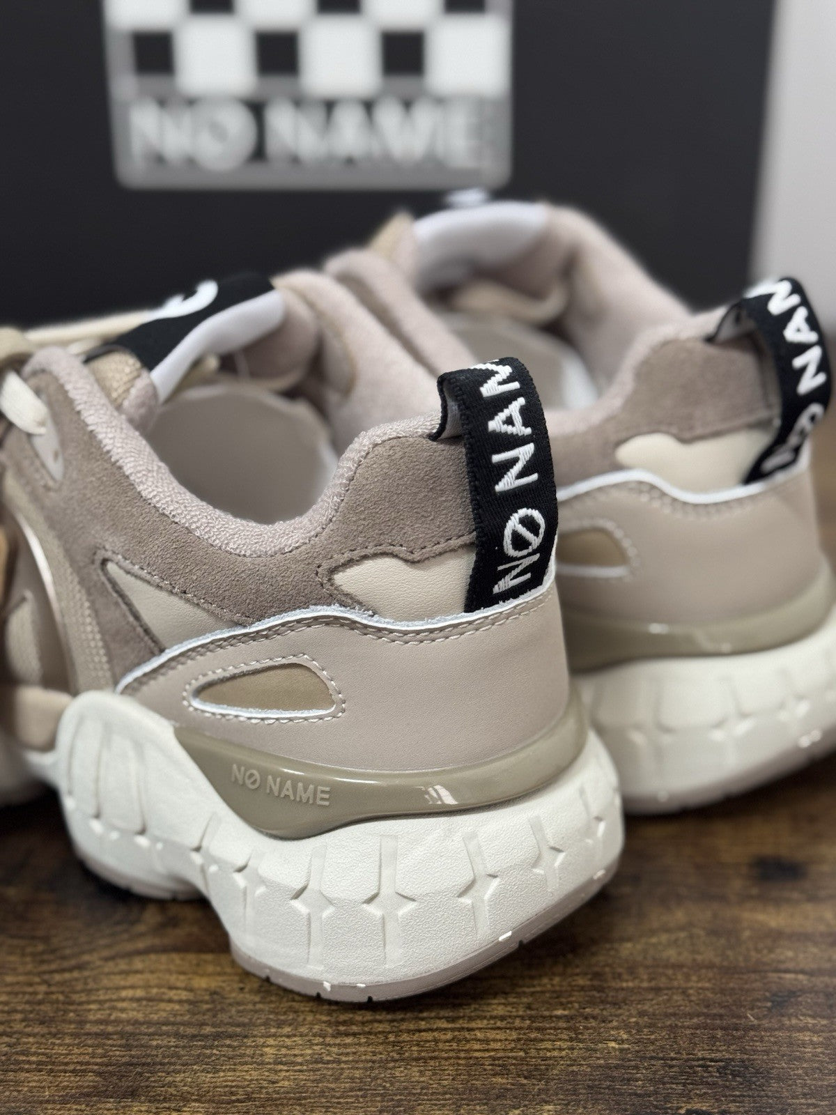 No Name Sneaker Suede Beige Casual Donna 41