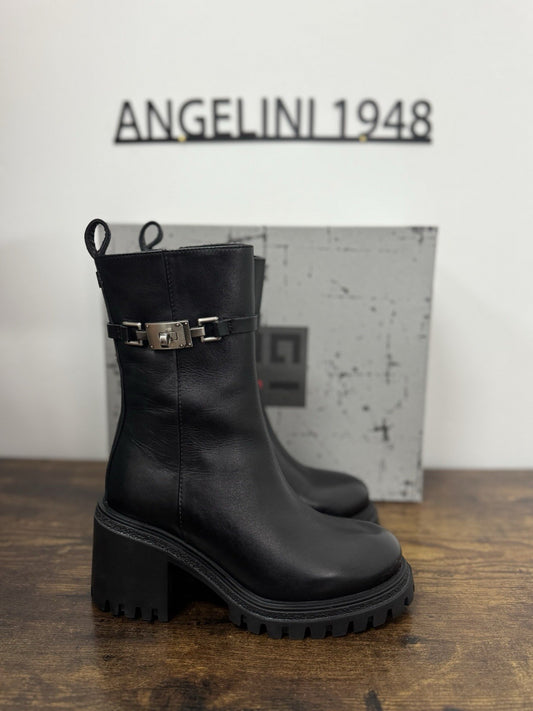 Gio + Stivaletto Pelle Nera    Extra Light Donna 36