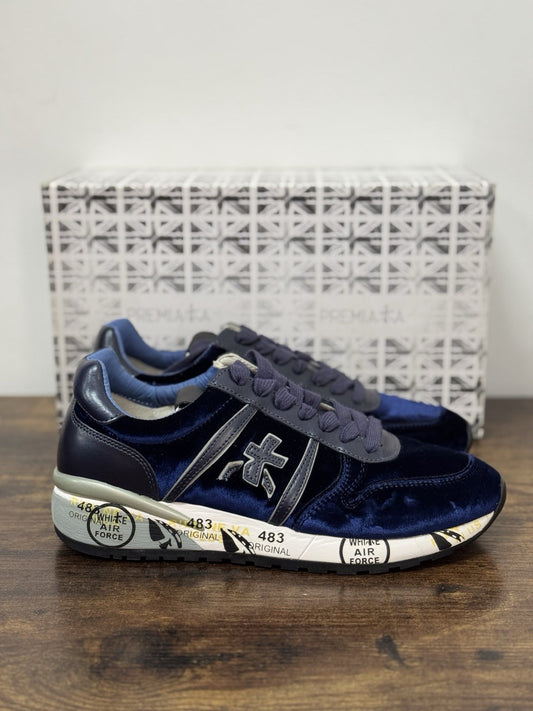 Premiata Sneaker Diane Velluto Blu Casual Premiata Scarpa Donna 37