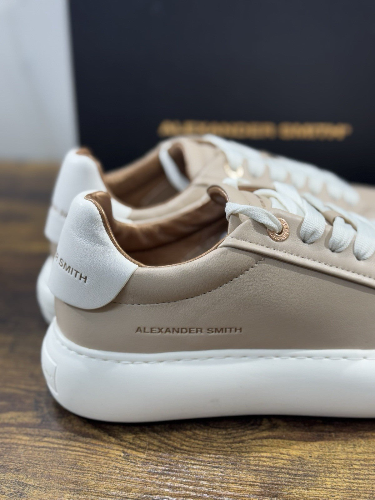 Alexander Smith Sneaker Soho Pelle Beige Donna 40