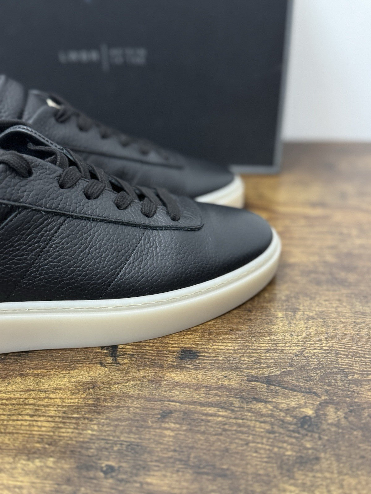 Low Brand Sneaker Pelle Nera Casual Uomo 44