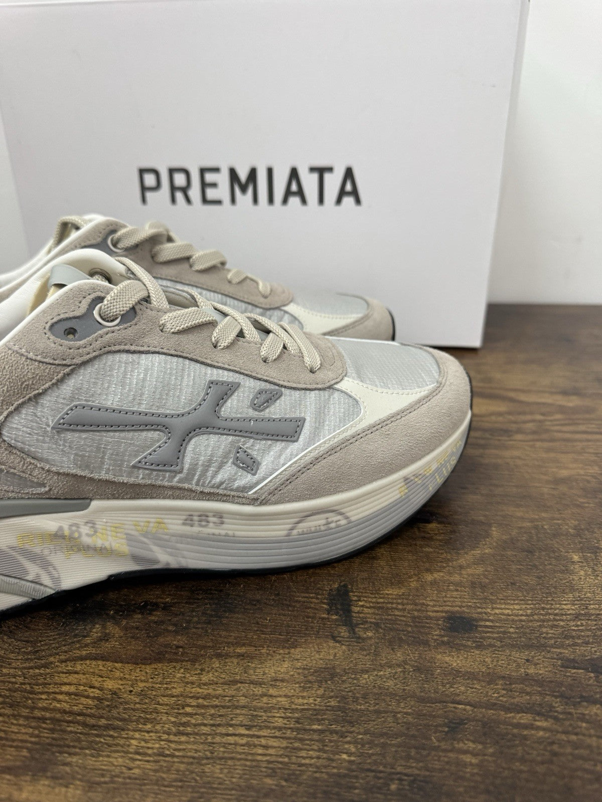 Premiata Moerun Sneaker Suede Grey Casual Premiata Uomo 44
