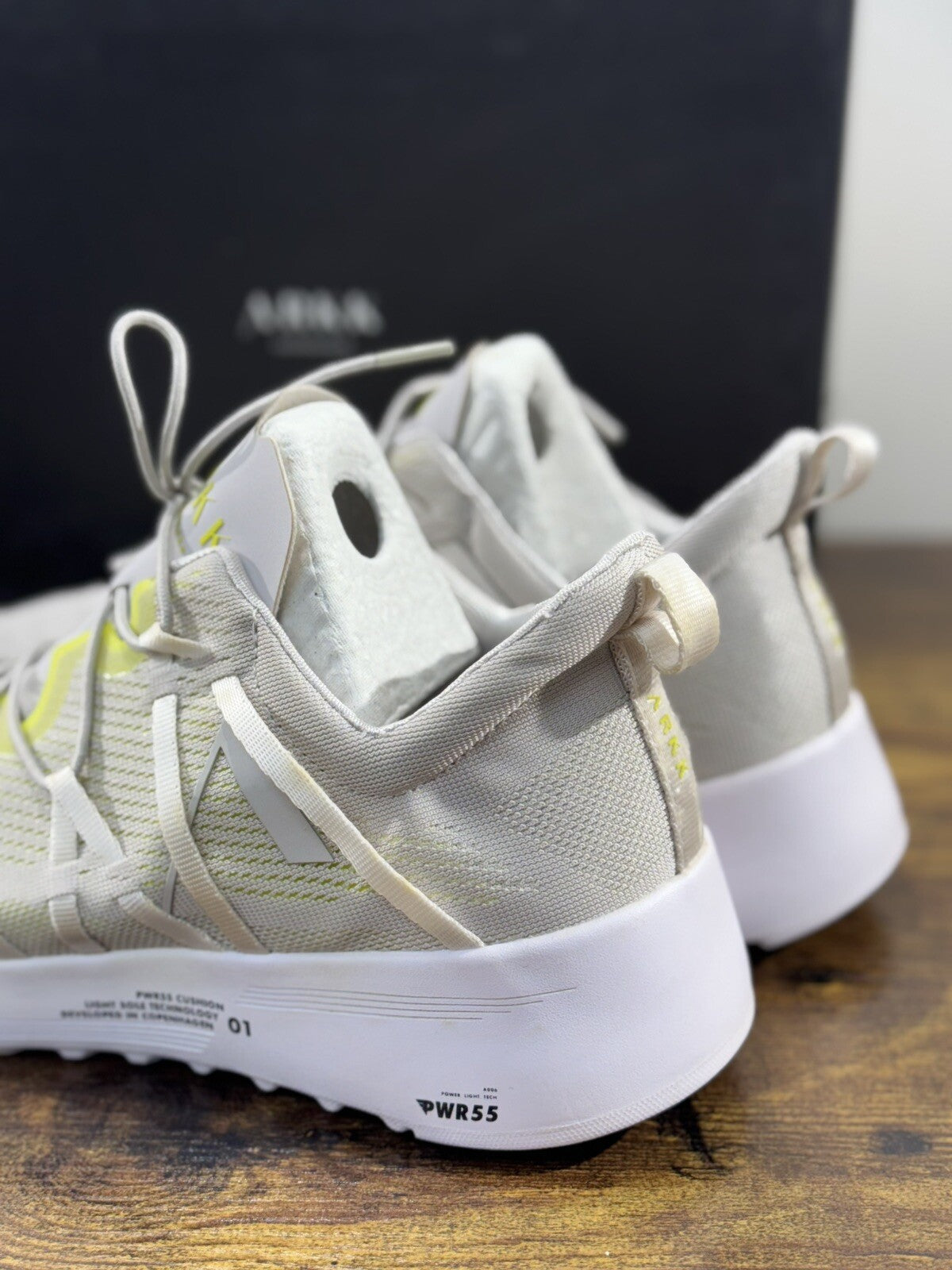 Arkk Copenhagen Sneaker Uomo Grey Lemon  Causal Men Shoes 42