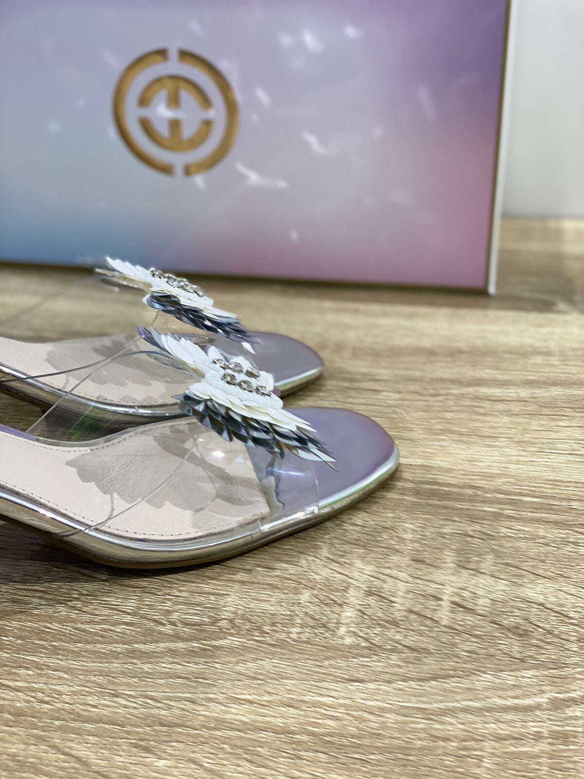 Cecelia New York Sandalo Donna Pelle Argento Casual Luxury Woman Sandal 38.5
