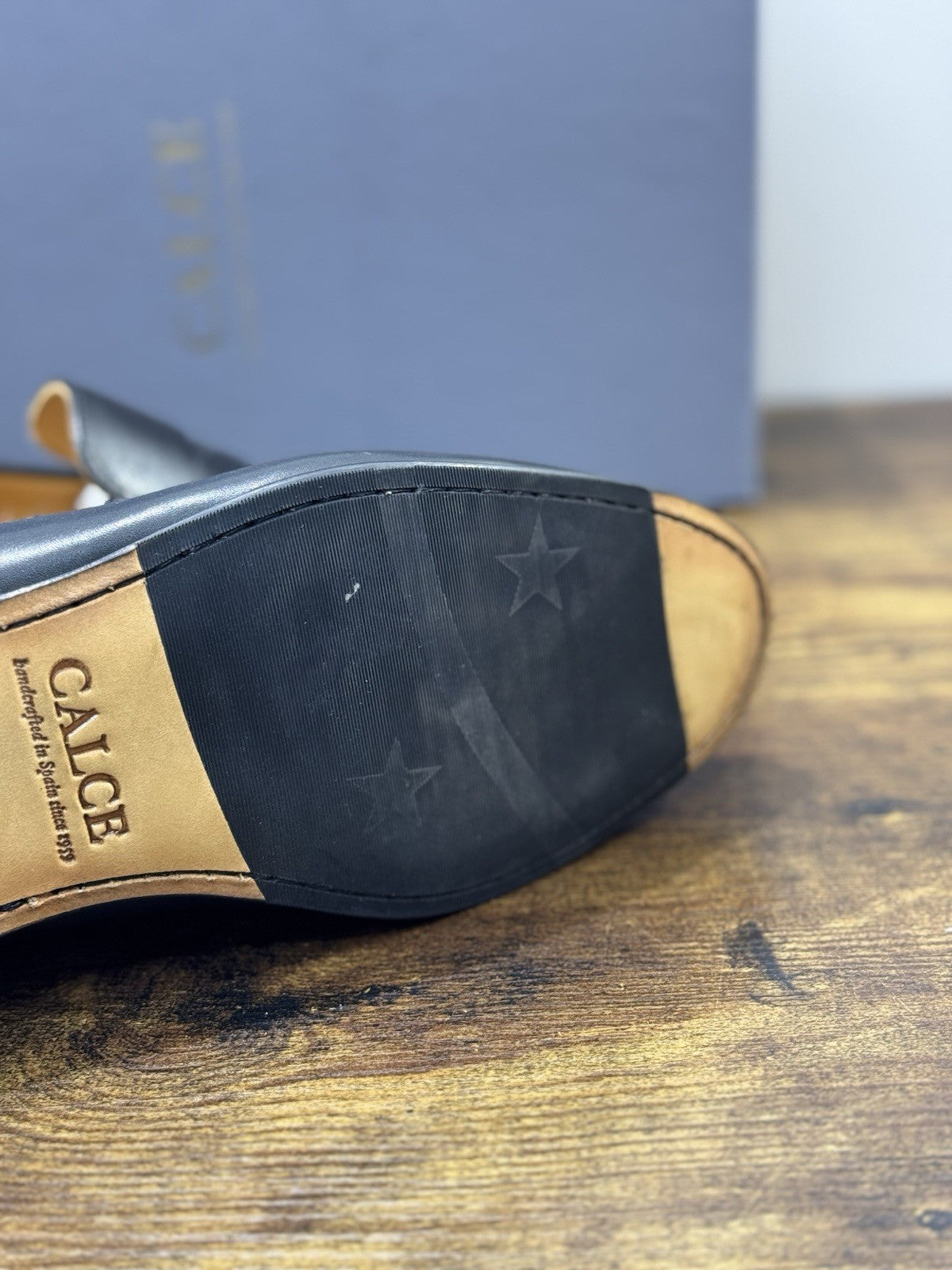 Calce Scarpa Uomo Mocassino Pelle Nera One Flex   Top Quality Uomo 41