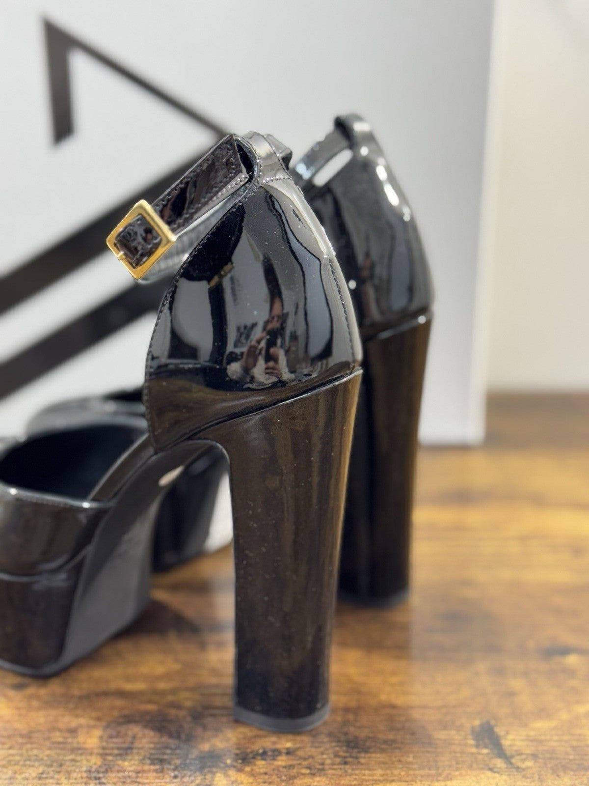 Giampaolo Viozzi Mary Jane Platform Donna  Nero Con Tacco Made  In Italy 37