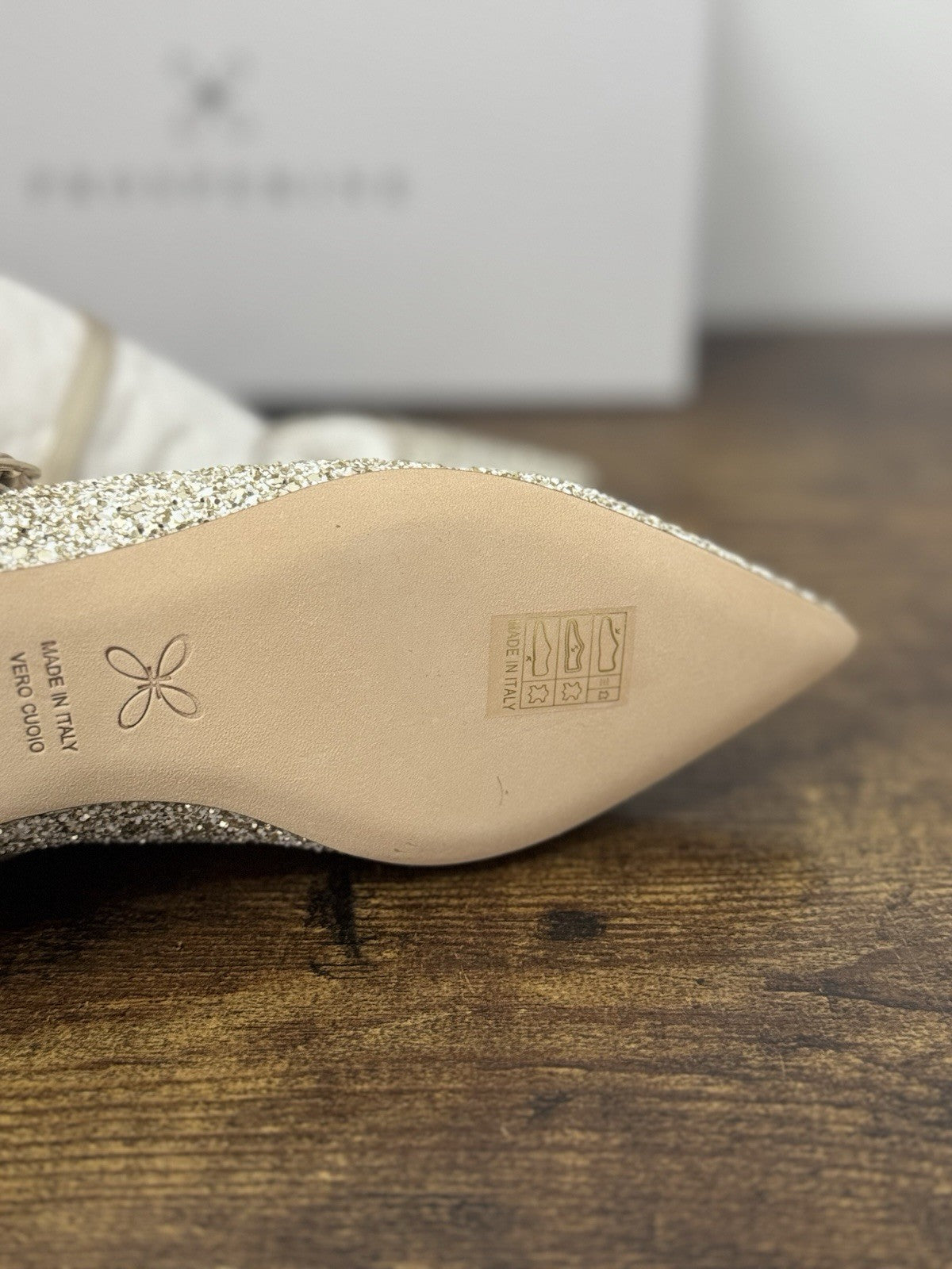 Prosperine Ballerina Glitter Oro  Nero  Casual Scarpa Donna 36