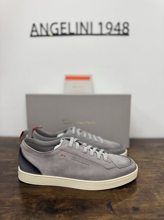 Santoni Sneaker Off Duty Pelle Grey  Luxury Scarpa Santoni Uomo 41