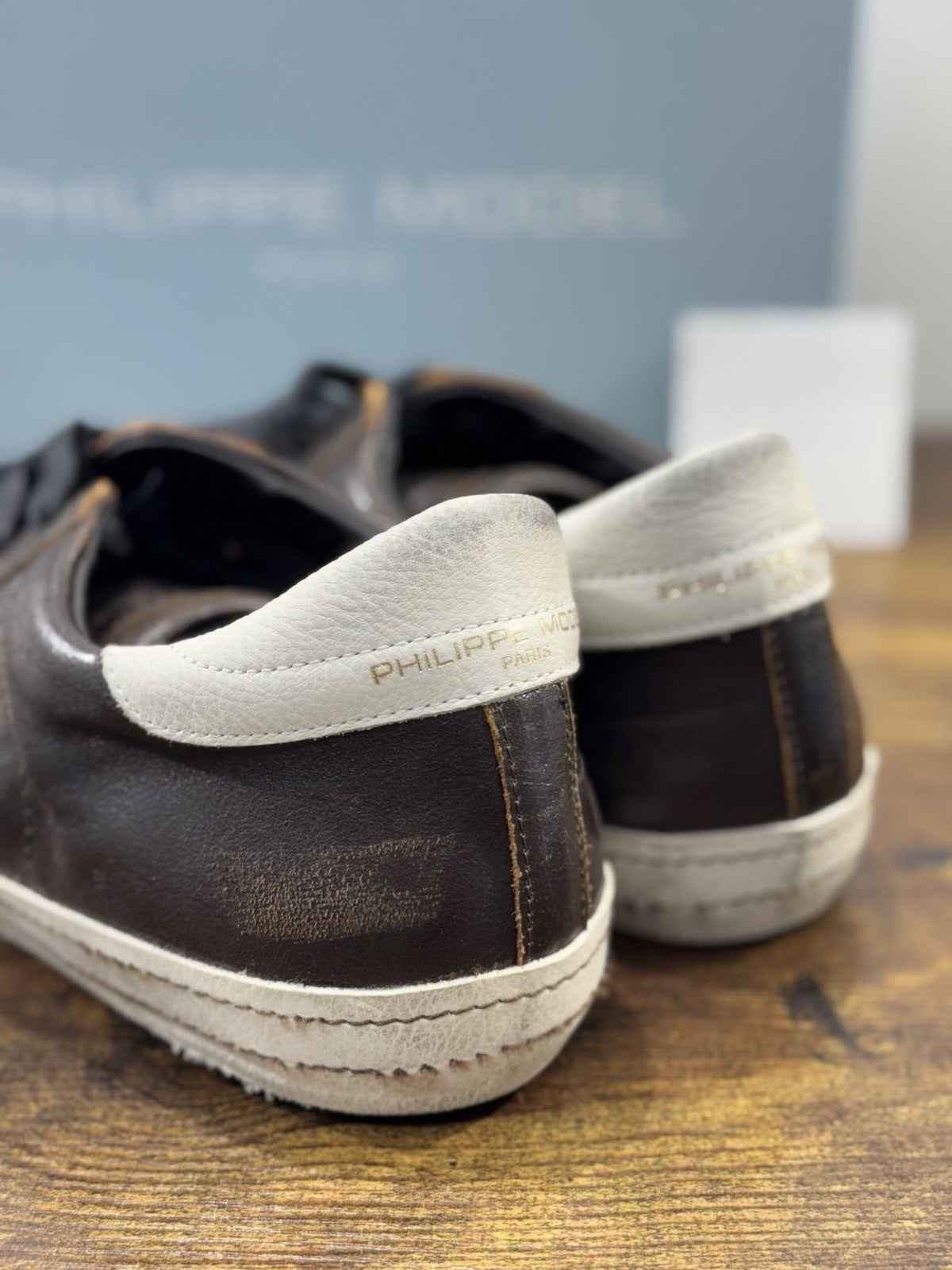 Philippe Model  Paris L u West Couture Pelle Marrone    Casual Uomo 43