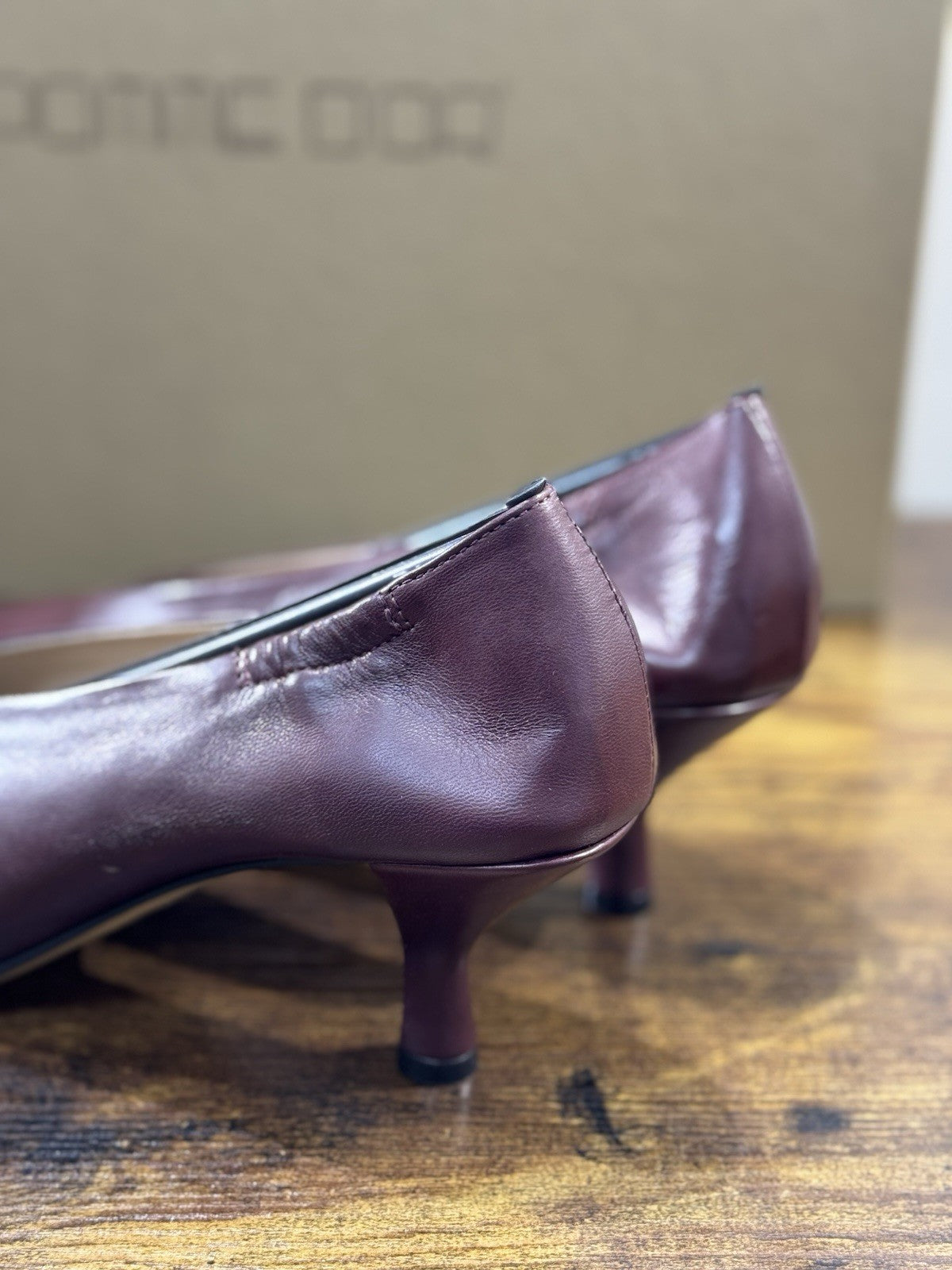 Pomme D’or Decollete’ Pelle Bordo’        Handmade Woman Pomme D’or 41