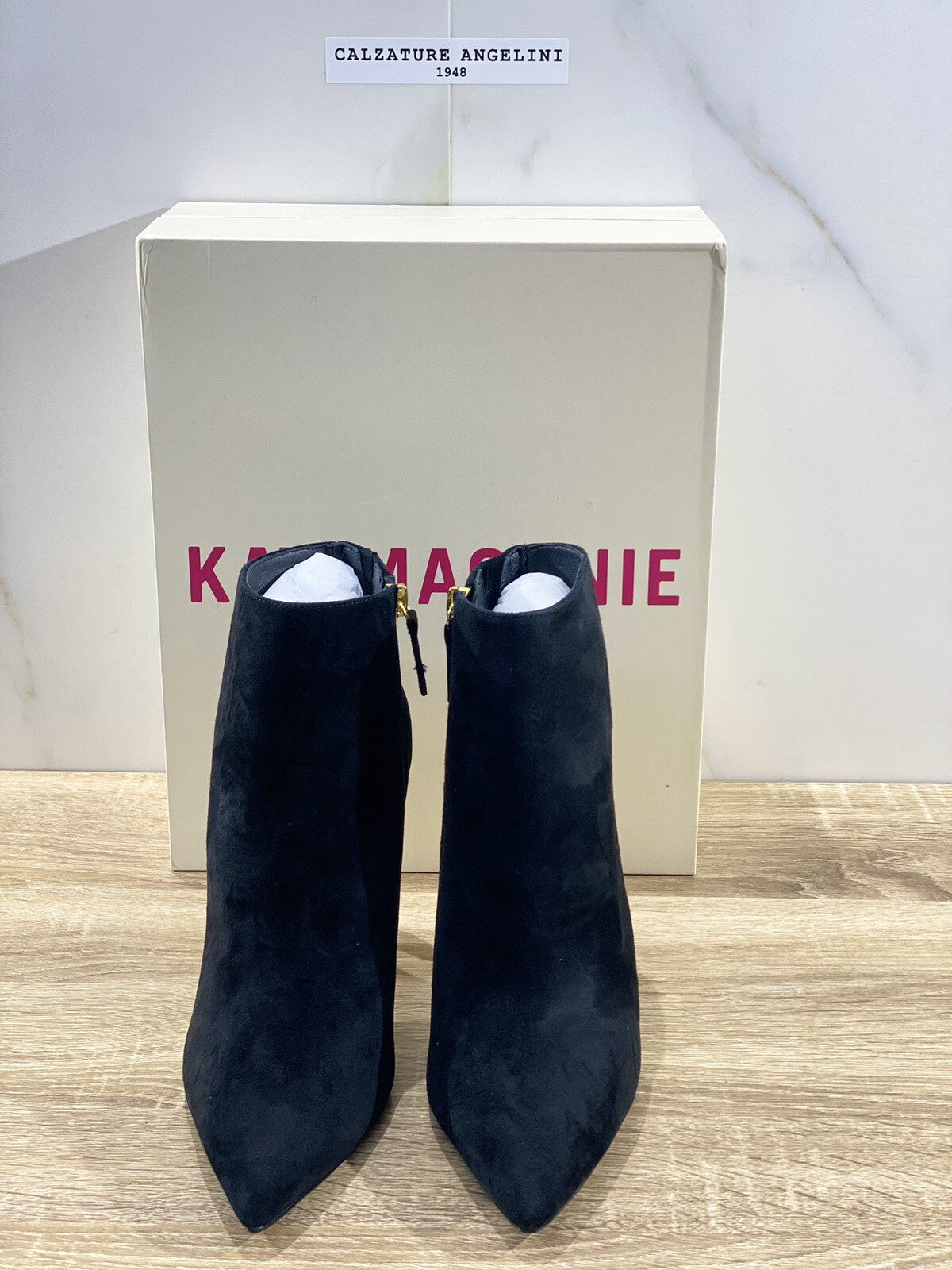 Kat Maconie stivaletto donna Toni Black  suede luxury boot woman 37