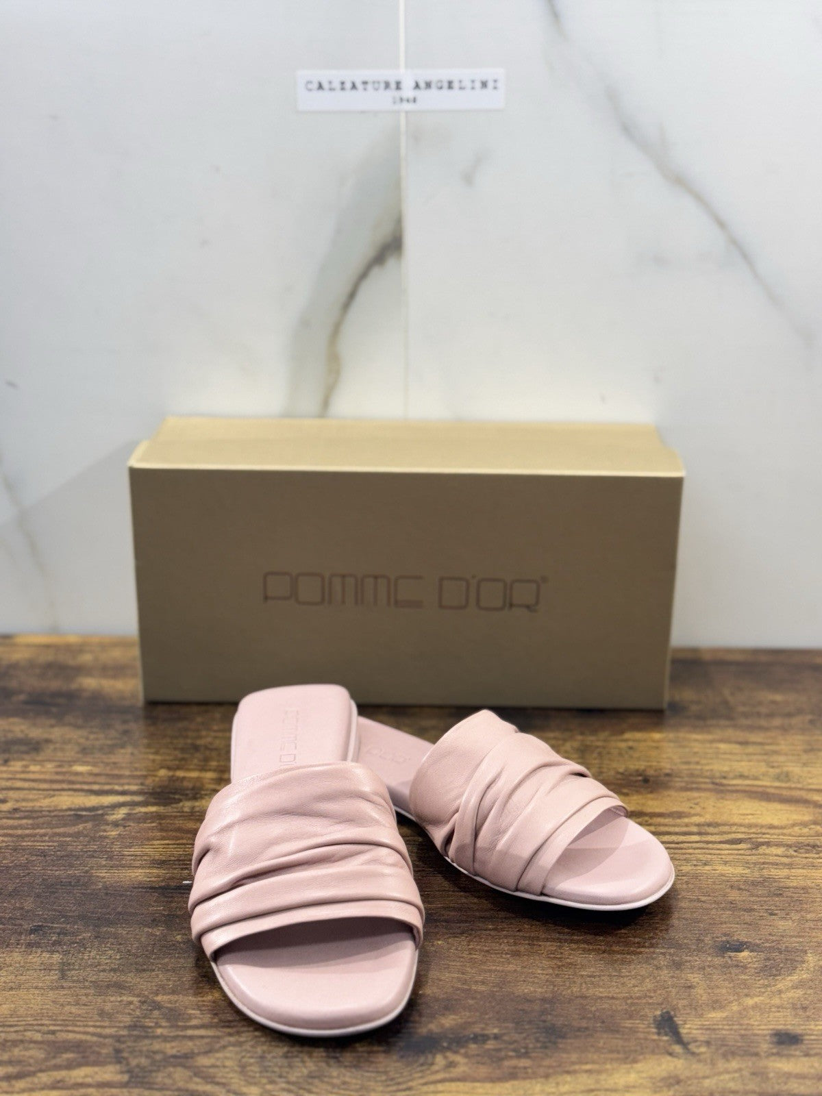 Pomme D’or Sandal  Pelle New Nude     Luxury Handmade Woman Pomme D’or Donna 40