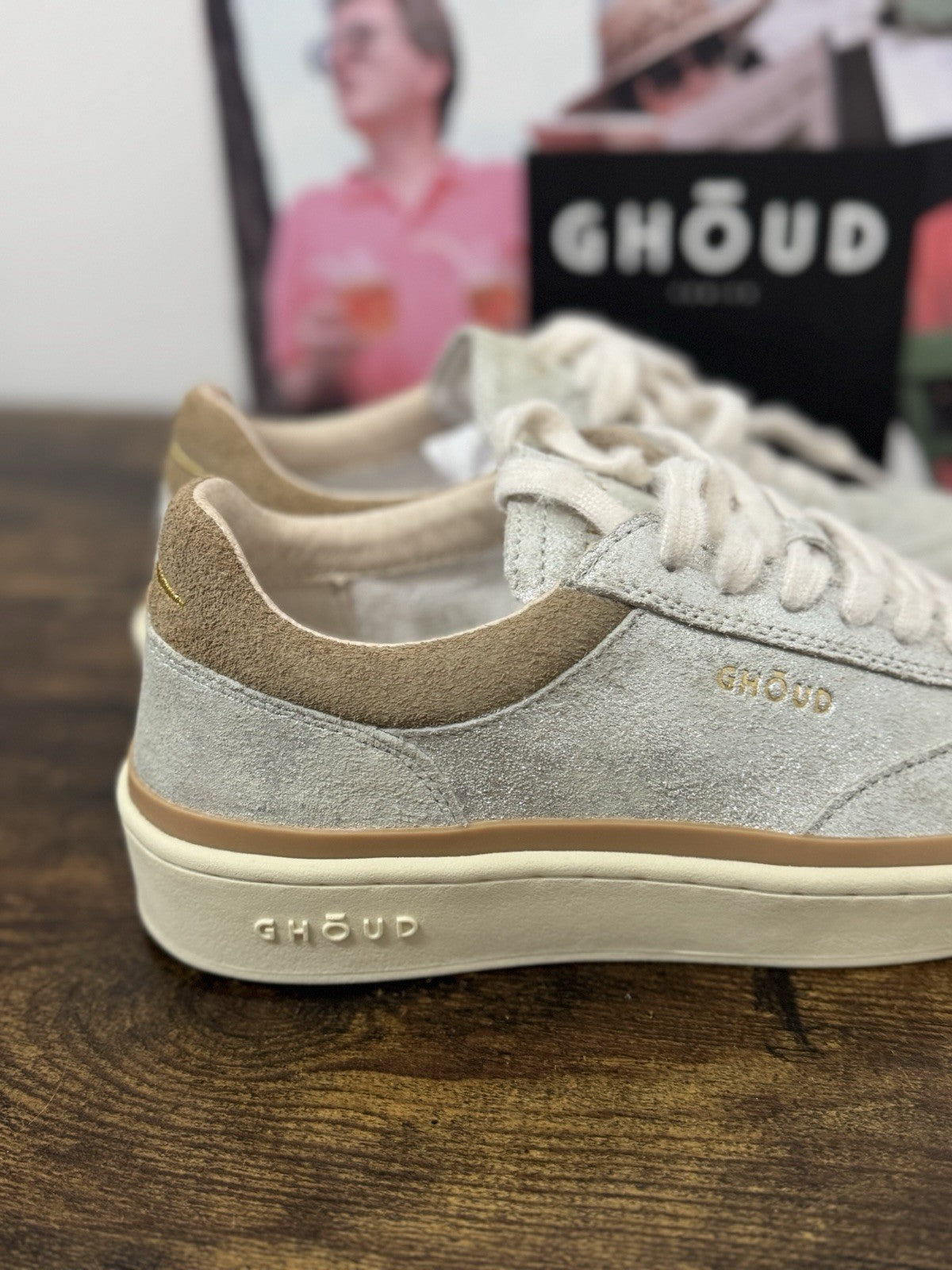 Ghoud Venice Sneaker Pelle Lamin Causal Scarpa Ghoud Donna 39